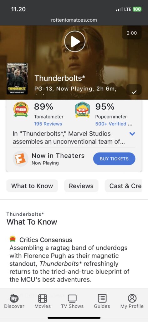Revief Film Thunderbolts
