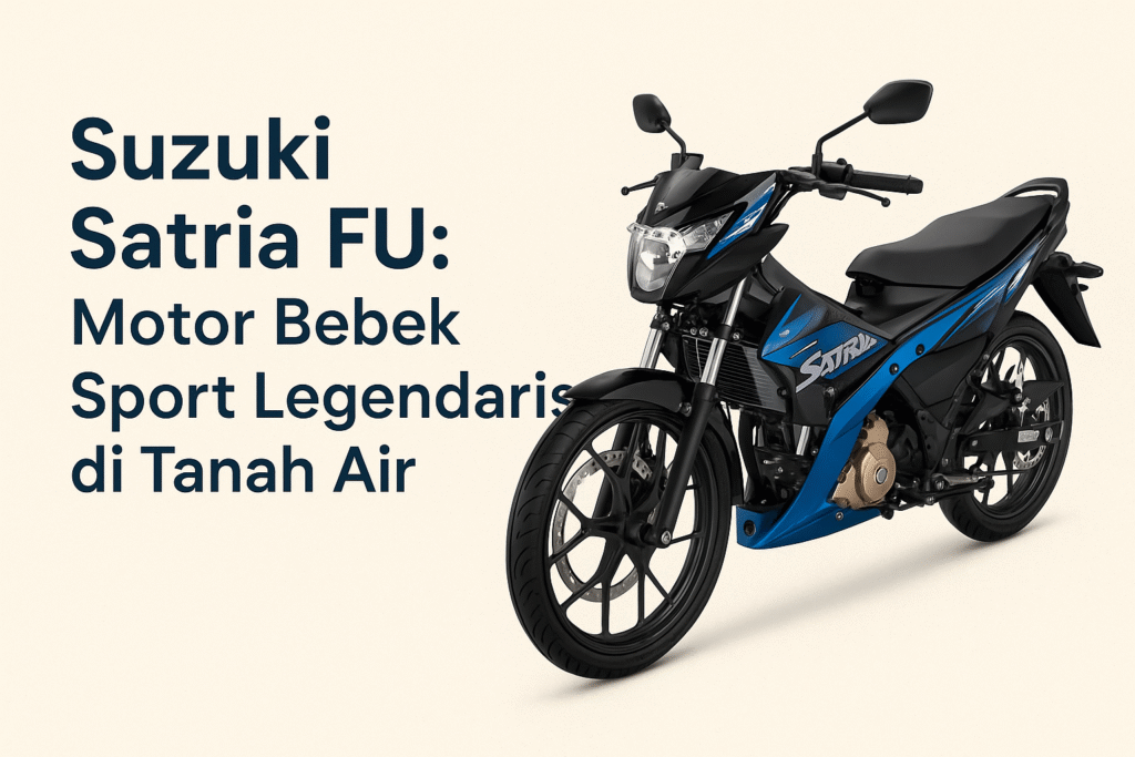 Suzuki Satria FU, sepeda motor legendaris.