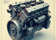 Ilustrasi mesin diesel 4 tak