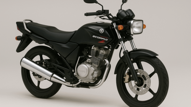 Ilustrasi Yamaha Scorpio generasi pertama