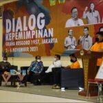Nur Hadian Scah Ketika Dialog Kepemimpinan Di Kampus Kosgoro Tahun 2021