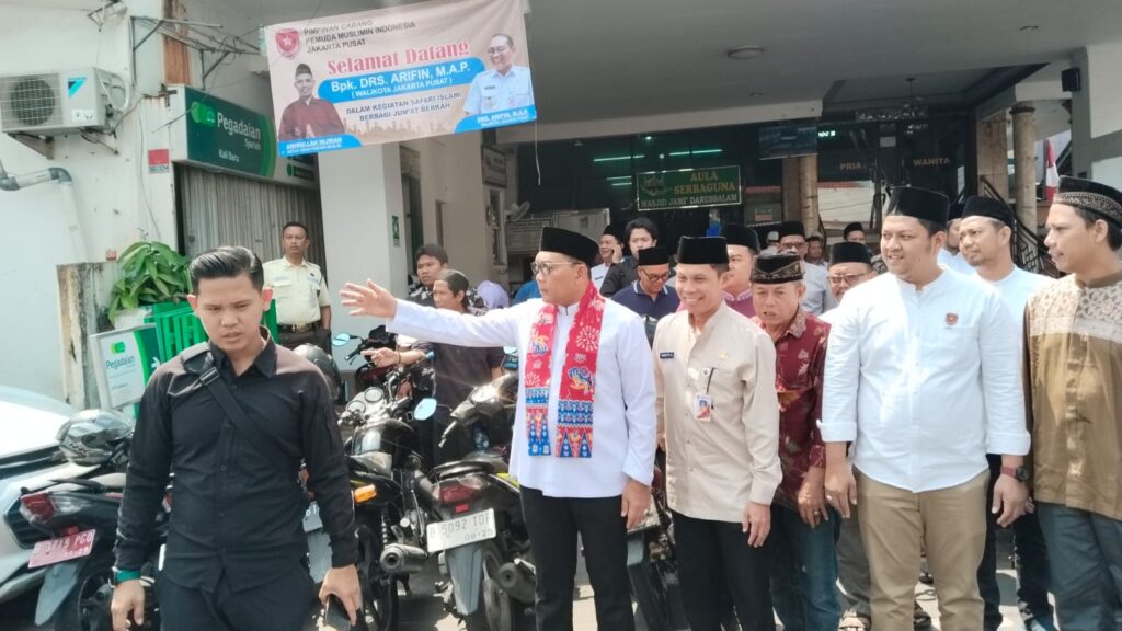 Safari jum'at berkah PMI Jakpus