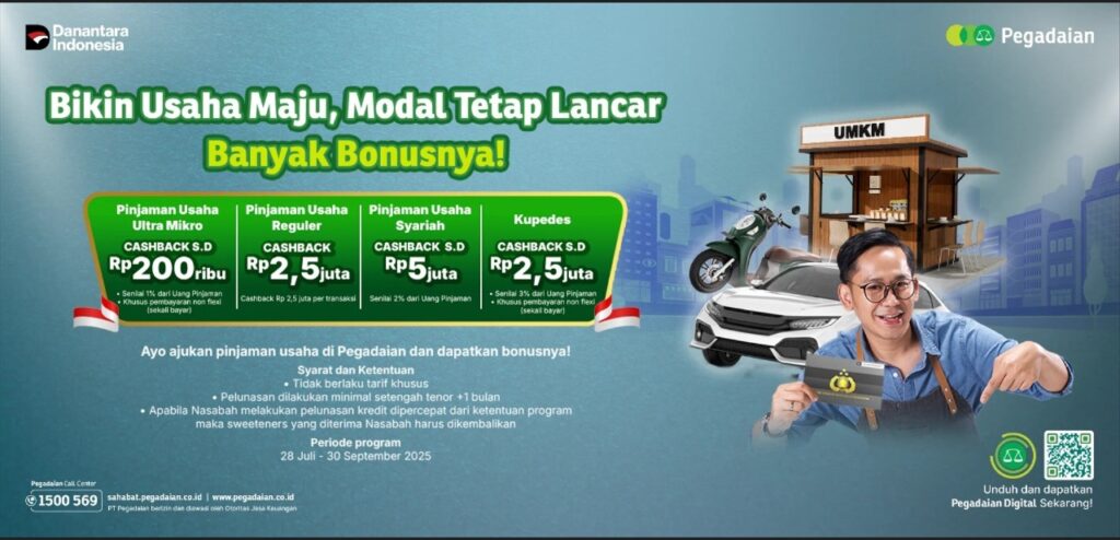 Promo Cashback Pegadaian