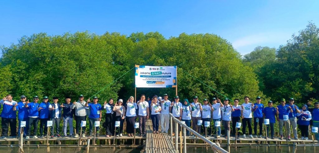 Jakarta Green Future Sukses Gelar Aksi Tanam 1000 Mangrove di Hari Habitat Dunia