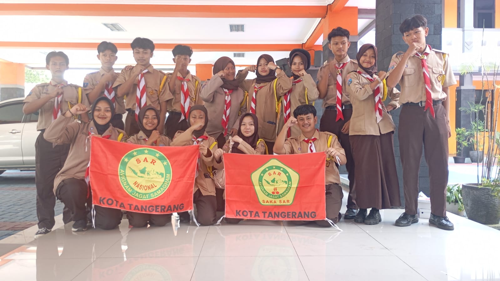 Anggota Saka SAR Turut Berperan dalam Pelantikan FPRB Kota Tangerang