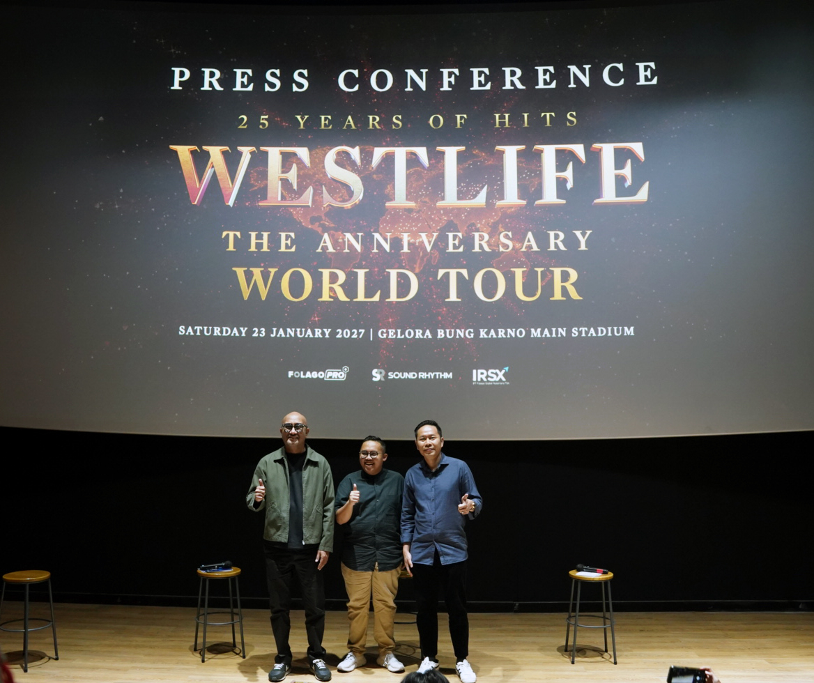 Westlife bawa tur anniversary ke Jakarta, tampil di GBK Januari 2027