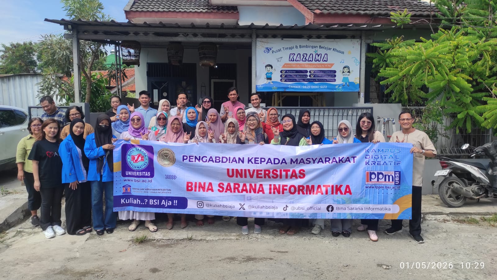 UBSI Edukasi Orang Tua Anak Berkebutuhan Khusus Lewat Pelatihan “Digital Parenting” di Lembaga Kazama