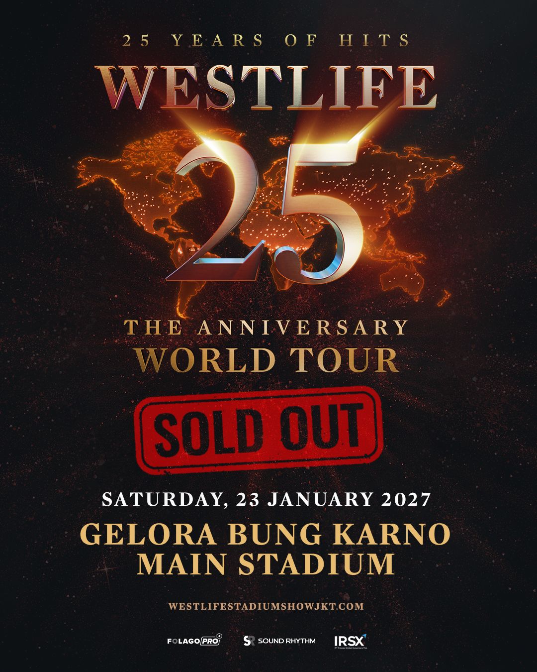 Westlife Pecahkan Antusiasme Fans Indonesia, Konser GBK 2027 Sold Out